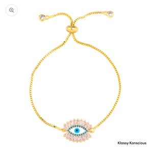 Evil Eye Gold Bracelet “Tenacity”